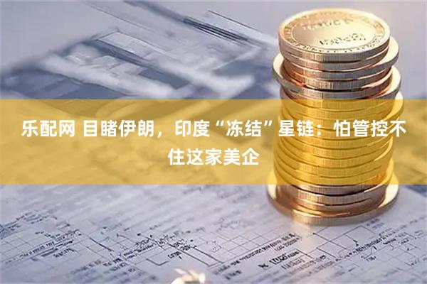 乐配网 目睹伊朗，印度“冻结”星链：怕管控不住这家美企